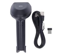 Scanner de Codes-Barres 1D sans Fil avec Connexion 2,4 G et Technologie de numérisation CCD, Lecteur Portable de lumière Rouge avec Batterie de 2 000 mAh et portée de 80 mètres,