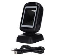 Scanner de Codes-Barres 2D de Bureau, Plateforme de numérisation à lumière Rouge LED à réponse Rapide, avec Prise en Charge multilingue, Connexion USB Plug-and-Play pour systèmes