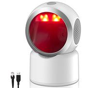 Scanner de codes-barres 2D QR omnidirectionnel mains libres USB lecteur de codes-barres automatique pour paiement mobile écran d'ordinateur