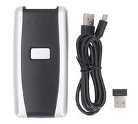Scanner de Codes-Barres de Poche sans Fil Bluetooth 2,4 GHz 1D 2D Lecteur de Code QR avec Stockage Hors Ligne Batterie Rechargeable pour Les magasins de détail Gestion des Stocks