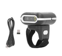 Scanner de Codes-Barres en Anneau Lecteur de Code 2D sans Fil Bluetooth Outil de Scanner de Doigts Portable avec Stockage de Grande capacité Longue durée de Vie de la Batterie