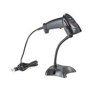 Scanner de Codes-Barres portatif, Lecteur de Codes-Barres Filaire USB bidirectionnel, avec Support réglable
