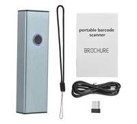 Scanner de Codes-Barres QR 2D 1D avec Connexion Filaire Bluetooth 2,4 GHz sans Fil et USB 3 en 1 - Lecteur Portable de Poche 58 g Compatible avec Android Linux iOS et Mac OS pour