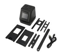 Scanner de diapositives de film convertit 135 126 110 diapositives en négatifs couleur noir blanc JPG photos 22 MP avec écran LCD de 2 pouces, conversion rapide, réglage de la luminosité