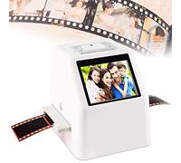 Scanner de Diapositives de Film Haute résolution avec écran LCD 2,4", convertisseur de Film numérique Tout-en-1 22 MP, convertit Les Films 35 mm, 126, 110, Super 8, Diapositives, négatifs en JPEG