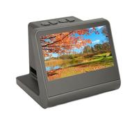 Scanner de Diapositives de Film Numérique, Convertit 135 Films 126KPK 110 pour Diapositives Super8 en JPEG Haute Résolution 48 MP, écran HD 5 Pouces, Plateau d'alimentation