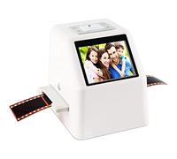 Scanner de diapositives de film numérique, scanner de diapositives de film, avec écran LCD 2,4 pouces, appareil tout-en-un pour numériser, visualiser, éditer, convertir et enregistrer, plusieurs lan