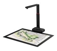 Scanner de documents aériens, scanner de livres haute résolution 23 MP A2/A3 avec aplatissement automatique et retrait d'empreintes digitales pour livres, cartes et documents