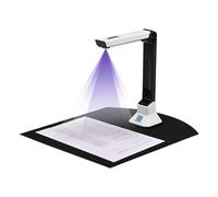 Scanner de documents, caméra de documents pour enseignants, scanner de caméra de documents USB portable avec support 8MP HD format A4 Doc Cam Photo Scanner