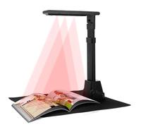 Scanner de documents intelligent 11 MP, scanner de documents A3/A4 pliable avec hauteur réglable, capture de visualiseur USB Docu-ment S-canner USB, OCR portable Sca-nner logiciel puissant pour