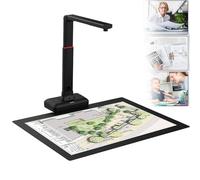 Scanner de documents pliable avec auto-aplatissement et desserrage, haute résolution 23 MP, prise en charge du format A3, OCR plus de 120 langues, compatible avec Windows/MacOS/Linux pour une