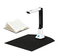 Scanner de Documents Portable A2, Scanner de Livres aérien pour A3 et A4, visualiseur HD avec Correction Automatique et Exportation PDF, pour Salle de ureau et bibliothèque