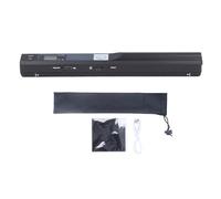 Scanner de Documents Portable, Scanner D'images USB Portatif, Scanner Mobile de Photos Couleur A4, de Scanner Portable 900 DPI pour Le Bureau de Voyage à Domicile (Black)