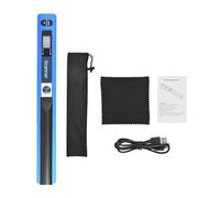 Scanner de Documents Portable Scanner portatif sans Fil de Baguette Tenu dans la Main, Interface de Type-c d'écran d'affichage à Cristaux liquides de Format JPG/PDF du Format A4 900DPI avec Le Sac de