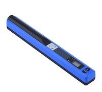Scanner de Documents Portable USB 2.0 - Format x 900 DPI - pour XP/Vista/Windows 7/Mac OS 10.4, etc. - Numérisation JPG/PDF - Bleu