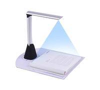 Scanner de Documents, Scanner de Documents et d'images de Livres USB Haute Vitesse, Format de numérisation A4 Haute définition HD de 5 mégapixels avec Fonction OCR et lumière LED