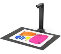 Scanner de Documents USB, Scanner Livres, OCR, redressement et aplatissement automatiques, caméra 13 MP for Ordinateur Bureau/Portable
