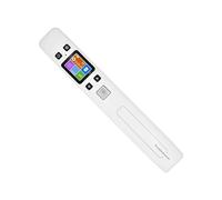 Scanner de Documents, WiFi sans Fil Mini Portable A4 Scanner de Documents Images JPG PDF Formate Lecteur Stylo 1050 Dpi USB Filaire(White with WiFi)