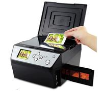 Scanner De Film Et De Diapositives, Scanner De Film Numérique 22 MP, avec Écran LCD, pour Convertir Une Carte De Visite De Film 135/diapositives 35 Mm/110 Films en Photos Numériques JPG