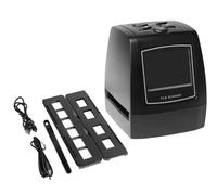 Scanner de film négatif portable, convertisseur de film diapositive 35 mm/135 mm, visionneuse d'images numériques photo avec écran LCD de 2,4", logiciel d'édition intégré