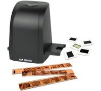DIGITNOW! Scanner de film et diapositives tout-en-un 22 MP, convertit 35 mm 135 110 126 et Super 8 films/diapositives/négatifs en photos numériques JPG, mémoire intégrée de 128 Mo, écran LCD 2,4