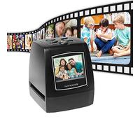 Scanner de Films et de Diapositives Numériques, écran LCD 2,36 Pouces, Scanner de Films 48 MP, Convertit 35 Mm/135 Mm Couleur Noir Blanc Positif, Négatifs et Diapositives en