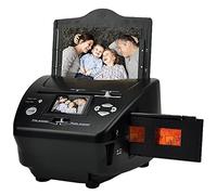 Scanner de Films et de Diapositives, Scanner de négatifs Haute résolution 16 MP, écran LCD 2,4", convertit Les Diapositives et négatifs 35 mm/135 en Photos numériques