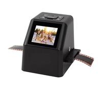 Scanner de Films négatifs Portable 22 MP, convertisseur de Diapositives 35 mm, visionneuse d'images numériques avec écran LCD 2,4 Pouces et Logiciel d'édition intégré(FS610-Black)