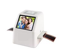 Scanner de Films négatifs Portable 22 MP, convertisseur de Diapositives 35 mm, visionneuse d'images numériques avec écran LCD 2,4 Pouces et Logiciel d'édition intégré(FS610-white)