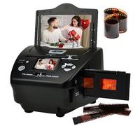Scanner de Films numériques, Scanner négatif à Haute résolution avec écran LCD 2,4 ", mémoire de 128 Mo intégrée, pour 3 * 5/4 * 6/5 * 7 Photos en Papier et 135 (35 mm) négatifs et Diapositives