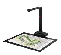 Scanner de livre grand format, scanner de frais généraux A2 avec OCR en 130 langues, aplatissement et desserrage automatique, technologie de suppression d'empreintes digitales, numérisation rapide 1,5