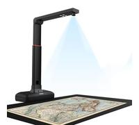 Scanner de livre grand format, scanner de frais généraux haute résolution 26 MP pour documents et livres A2, reconnaissance de texte OCR pour cartes, journaux, etc