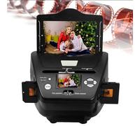 Scanner de Photos de Diapositives de Film avec écran LCD de 2.4 Pouces, Conversion Négative Haute Résolution Couleur et Noir et Blanc 35mm/135 Diapositives et Film Négatif, Photo