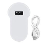 Scanner de puces animales Portable Haute sensibilité, Lecteur RFID Multifonctionnel 134.2kHz pour la Gestion du bétail, Identification des Animaux de Compagnie
