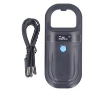 Scanner de Puces pour Animaux de Compagnie, 128 Stockage de Données, Scanner D'étiquettes D'animaux, Rechargeable, Portable, Puce D'identification de Chat, Lecture Rapide