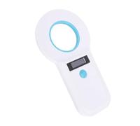 Scanner de Puces pour Animaux de Compagnie pour Chats Chats, Lecteur de Microchip Portable, 2 en 1 Connexion, 134.2 KHz 125 KHz, Lumière Organique, Identification Rapide, Scanner d'Identification