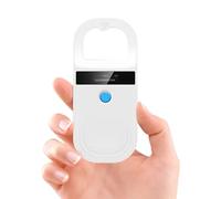 Scanner de Puces pour Animaux de Compagnie, Scanner Portable D'identification de Puces d'animaux, 134,2 KHz, 128 Enregistrements de Stockage de Données, Lecteur de Puces Animales