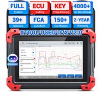 Scanner diagnostic D7X professionnel - XTOOL - Assistés par IA - 39 fonctions spéciales - CAN FD/DOLP/FCA - 2+64G - 2500mAh 7.3v