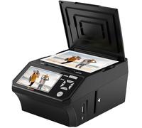 Scanner multi-photos, diapositives et négatifs, scanner photo à numériser avec grand écran LCD de 5 pouces, convertir 35 mm, 110 films/photo/carte de visite en 22 MP Digital JPEG, contient une carte