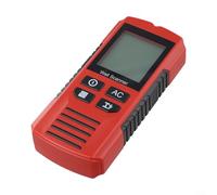 Scanner mural 7 en 1 avec écran LCD et alarme audio pour détecter le bois, le métal et le câblage AC dans le bricolage (rouge)