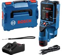 Bosch Professional Scanner mural D-tect 200 C – 12V, détection câbles/tuyaux, USB-C, L-BOXX