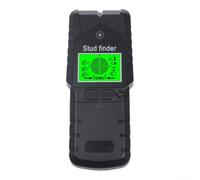 Scanner mural multifonction 6 en 1 pour câbles Studs en métal avec écran numérique pour une détection précise des bords et du centre, noir