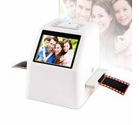 Scanner numérique de film et de diapositives 22MP multifonction avec écran LCD de 2,4 pouces, haute résolution pour numériser des diapositives et des négatifs