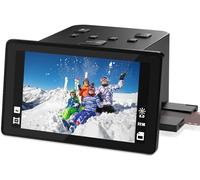 Scanner numérique de film et diapositives avec écran LCD de 5 pouces, convertit la couleur et B&W 135/110/126 KPK négatifs et diapositives et Super 8 diapositives en photos JPEG 22 MP