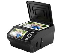 Scanner numérique de Films et Diapositives - avec écran LCD de 5 Pouces, convertit Les Films, Photos et Cartes de Visite 35mm et 110mm en JPEG Haute résolution 22MP sur Carte SD 8Go