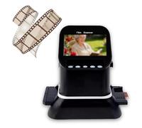 Scanner numérique de films et diapositives, avec grand écran 4,3", convertit les négatifs et diapositives 35 mm, 135, 126 et 127 mm en JPEG numérique, visionneuse de diapositives haute résolution.