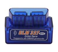 Scanner OBD2 Bluetooth Multimarque OBDII pour Voitures Essence et Diesel, Mini Outil de Diagnostic Automobile V2.1 Compatible avec Android, iOS, Windows - Diagnostique Moteur, Léger et Portable