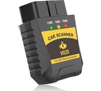 Scanner OBD2 Bluetooth pour iPhone iOS Android, outil de diagnostic OBDII, lecteur de code, effacement des codes d'erreur, test de performance de voiture, scanner de diagnostic multifonctionnel V020