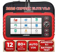 Scanner OBD2 - LAUNCH - CRP129X V2.0 - Multilingue - Écran tactile HD 5"" - 32 Go de RAM