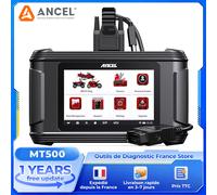 Scanner OBD2 pour moto ANCEL MT500, outil de diagnostic complet avec plus de 30 réinitialisations de service et programmation avancée, pour moto MT500